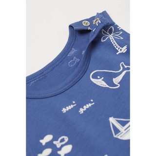 Set cotton ba lỗ bé trai HM
