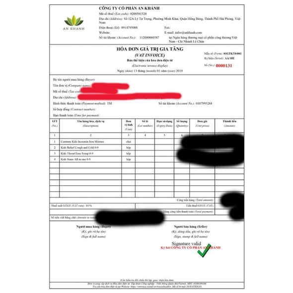 Siro COUGH & COLD SYRUP FOR KIDS cho bé từ 0 đến 9 tuổi chai 100ml