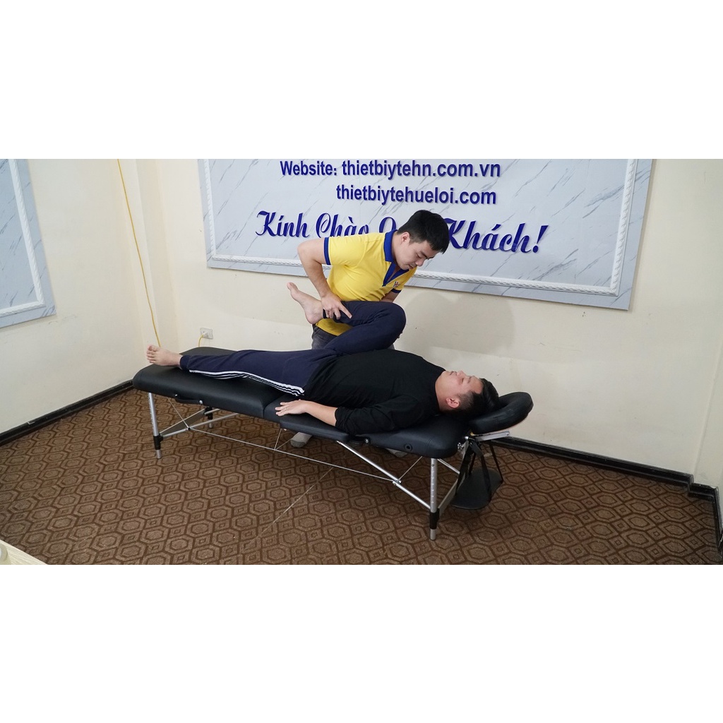 Giường massage gấp di động chân nhôm cao cấp HL2