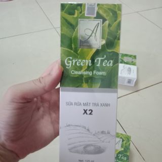 Sữa rửa mặt trà xanh X2