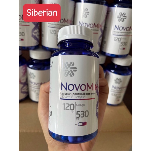 NOVOMIN tăng cường đề kháng, bảo vệ tế bào, giải độc cơ thể của Siberian