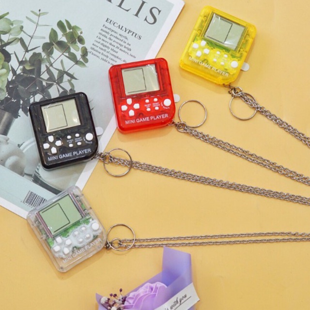 Máy game mini tetris _kèm dây đeo cổ