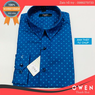 (OWEN GIẢM GIÁ ) - Áo sơ mi dài tay Owen chính hãng - AR68015D