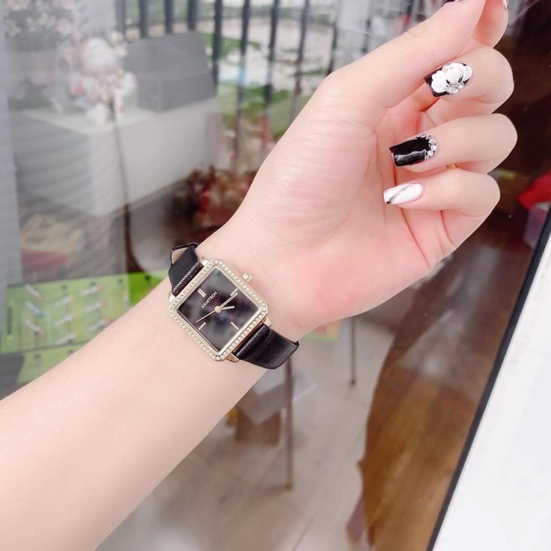 Đồng hồ nữ Armitron dây da, kích thước 26.5mm