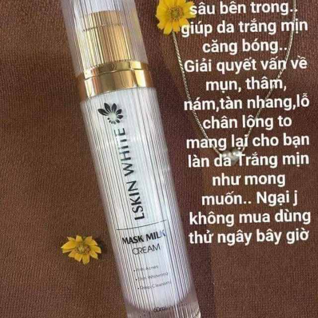 Ủ kén tằm trắng sáng da mặt