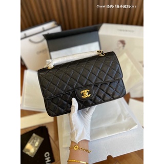 TÚI CHA N E L classic da hạt Fullbox