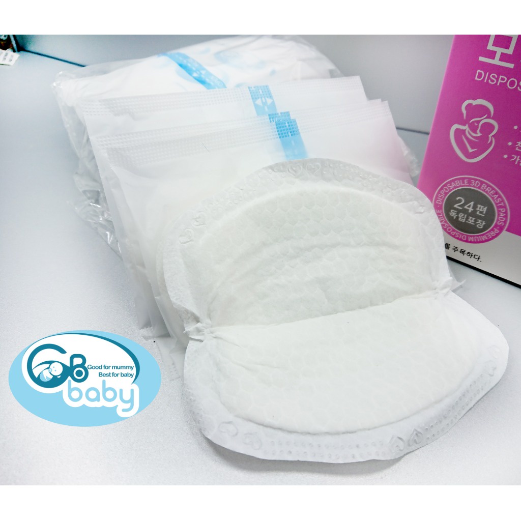Miếng lót thẫm sữa cao cấp 3D GB-Baby Chính Hãng (36 miếng tặng thêm 4 miếng)