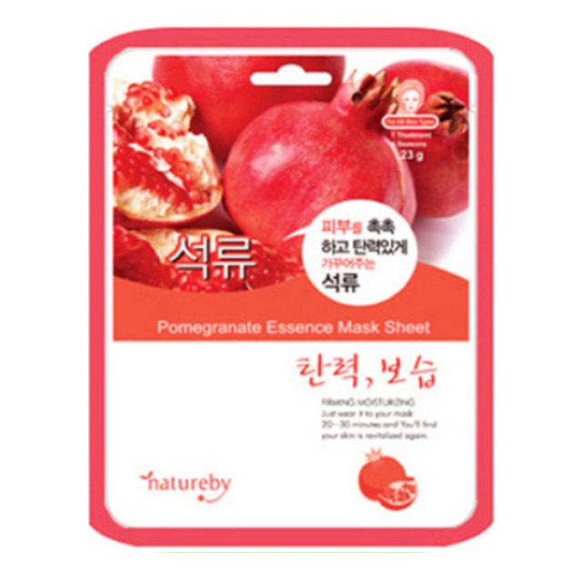 Mặt nạ giấy rau quả Natureby Essence Mask Sheet - Hàng chính hãng hàn quốc