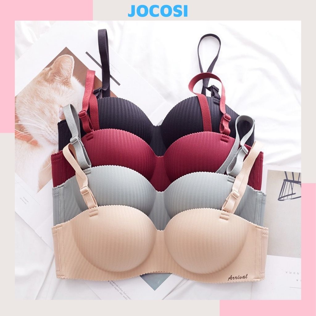 Áo ngực nữ su không gọng mềm mại, Áo lót nữ không dây đệm mút nâng ngực gợi cảm JOCOSI A2788