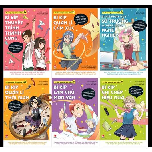 Sách - Kĩ Năng Vàng Cho Tean Thế Kỉ 21 - Bộ 6 cuốn Lẻ tùy chọn KDKH1144TC