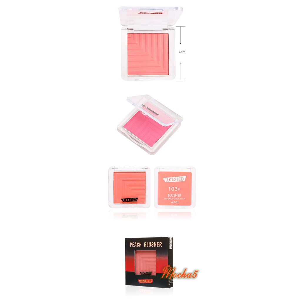 Phấn Má Hồng Wodwod Peach Blusher Chất Phấn Mịn Kèm Chổi Tán | WebRaoVat - webraovat.net.vn