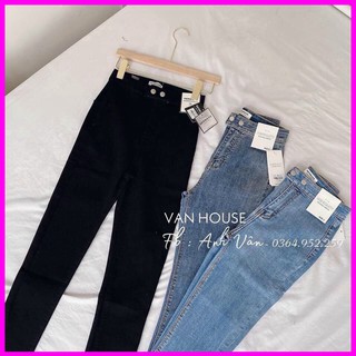 Freeship quần jean cạp cao freeship 50k hót trend