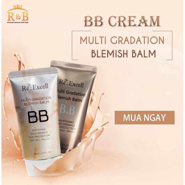 MỚI - KEM NỀN BB CREAM - MULTI GRADATION BLEMISH BALM 50ml - Che khuyết điểm, kem lót, kem chống nắng bật tone nhẹ nhàng | BigBuy360 - bigbuy360.vn