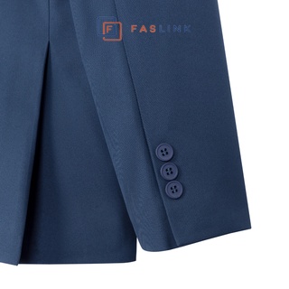 Áo Vest nam 2 nút Faslink dòng basic - Màu Xanh Navy