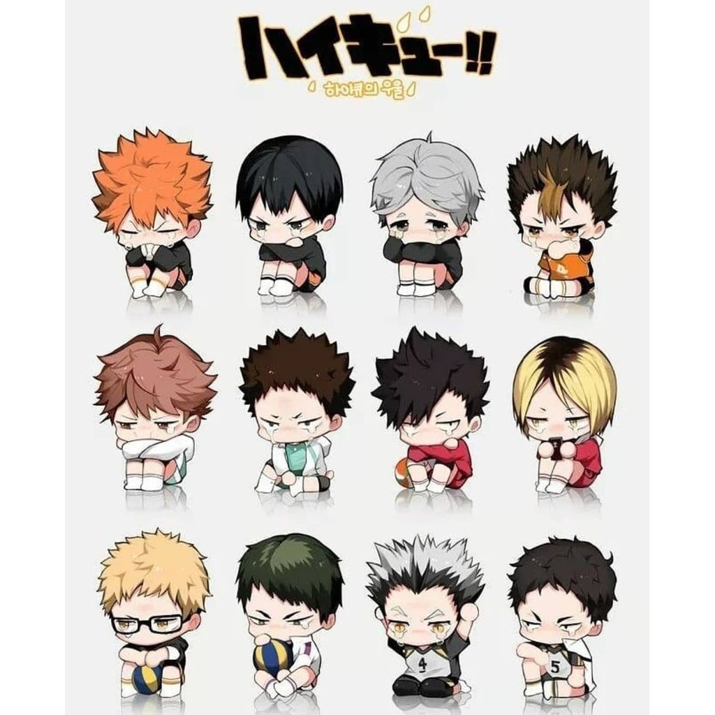 Sticker Haikyuu nhiều mẫu