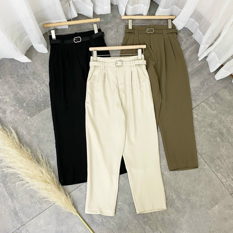 Quần 220 -230 baggy kèm đai