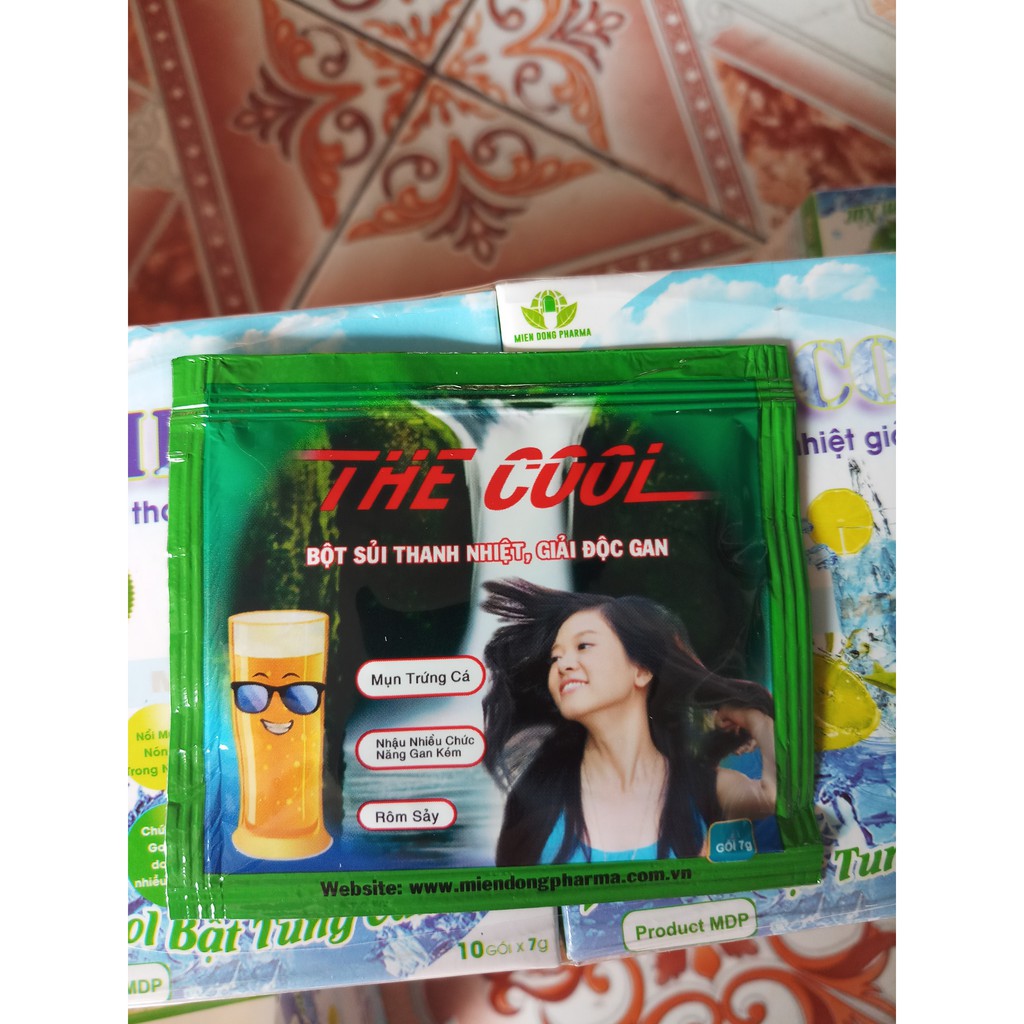 Bột sủi thanh nhiệt,giải độc gan The Cool( hộp 10 gói) | Thế Giới Skin Care
