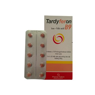 Sản phẩm chính hãng- tardyferon b9