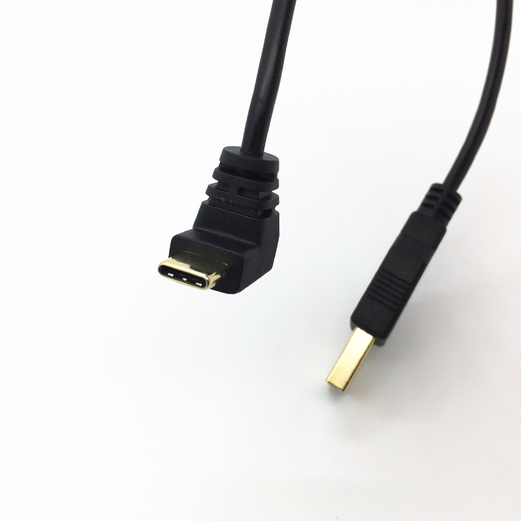 Dây cáp chuyển đổi USB A Male sang 90 độ loại c cho BlackBerry Keyone/BlackBerry DTEK60