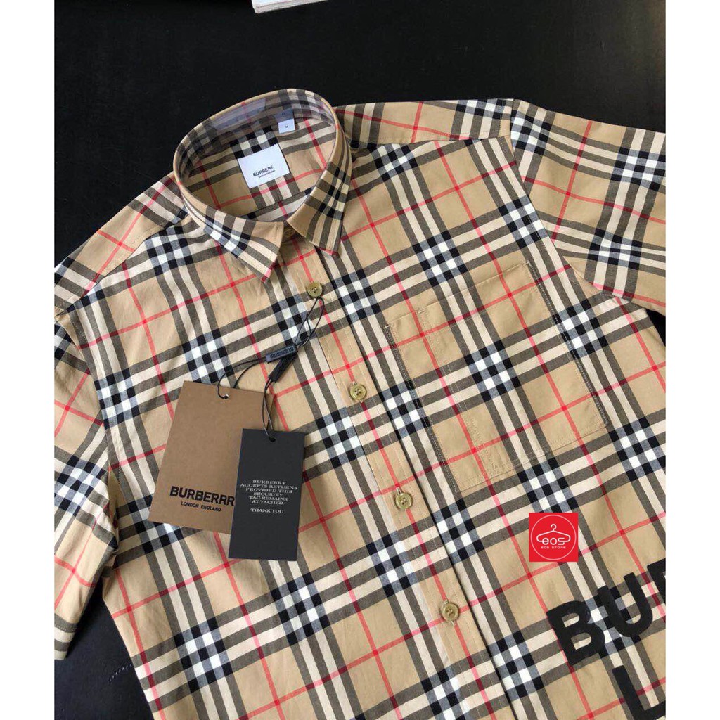 Áo sơ mi ngắn tay BBR unisex Bản cao cấp nhất