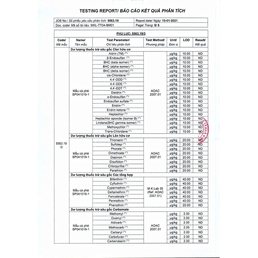 Cà Phê Hữu Cơ Thải Độc, 100% Hữu Cơ (Có Kết Quả Xét Nghiệm chuẩn Hữu Cơ USDA) Thương hiệu OC Organic Coffee Since 1998