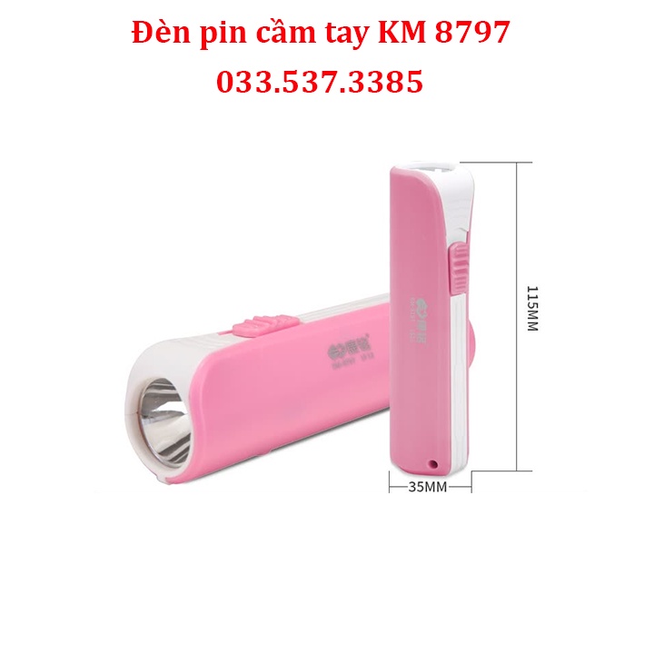 Đèn pin cầm tay, đèn pin mini KM 8797