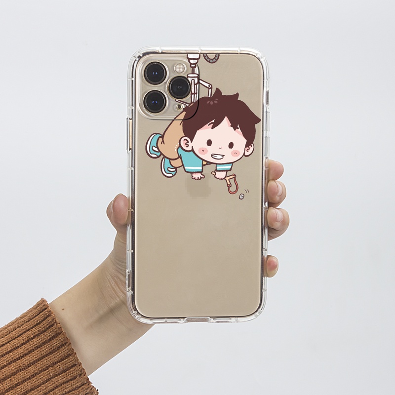 Ốp lưng iphone Ốp điện thoại Suntaiho TPU mềm họa tiết búp bê bé trai bé gái thích hợp cho IPhone 13 12 11 Pro Max X XsMax XR 8 7