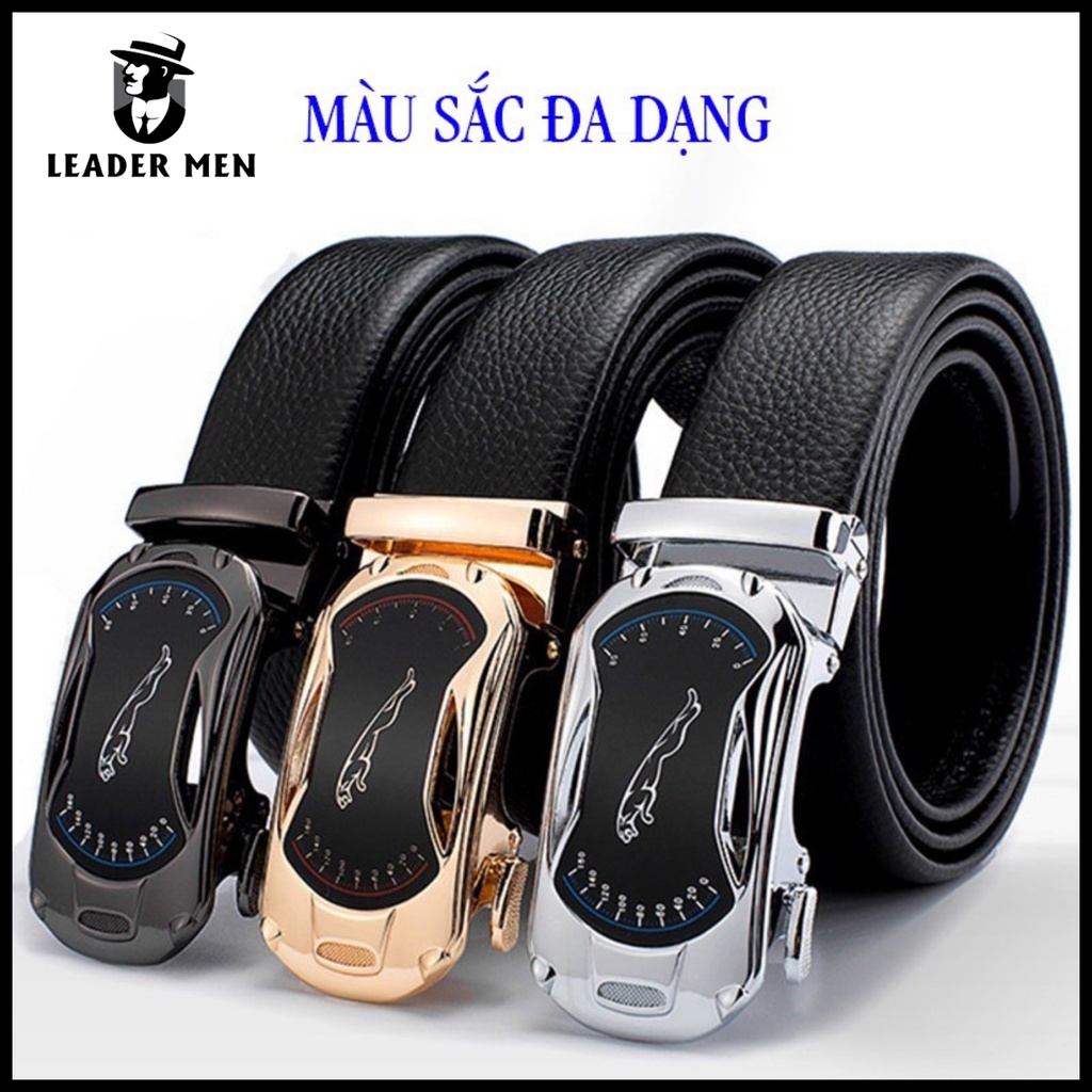 Thắt Lưng Nam Chất Liệu Da Cao Cấp TLK5-01 Khóa Tự Động - Dây Nịt Da Nam Thời Trang Khóa Mặt Đồng Hồ - LeaderMen