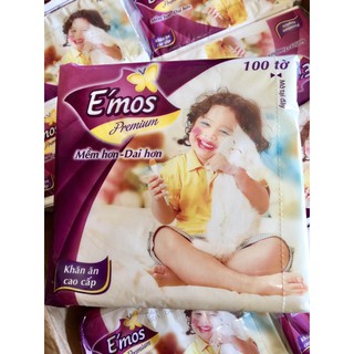 Khăn Giấy Vuông Emos Lớn Khổ 33x33