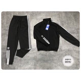 Bộ thể thao nữ chất gió 2 lớp
