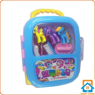 Đồ chơi Bộ đồ tắm cho ngựa Pony bé nhỏ đựng gọn trong vali kéo