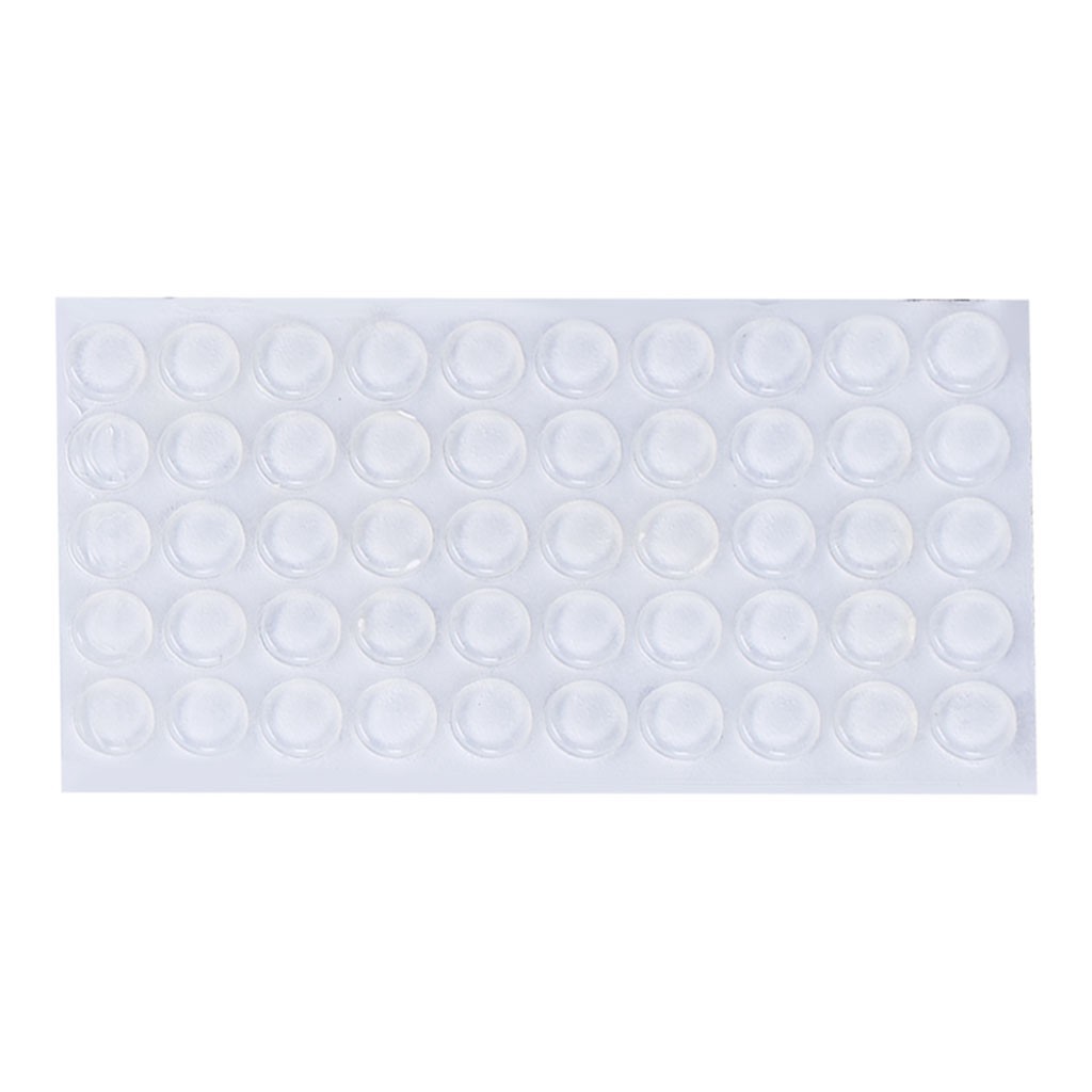 Bộ 50 nút chặn cửa tủ bằng silicon