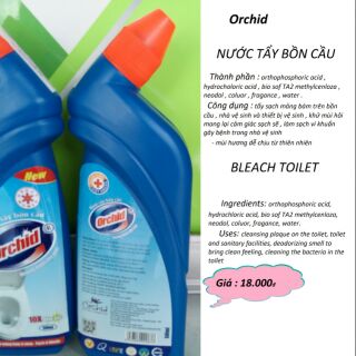 NƯỚC TẨY BỒN CẦU - Orchid