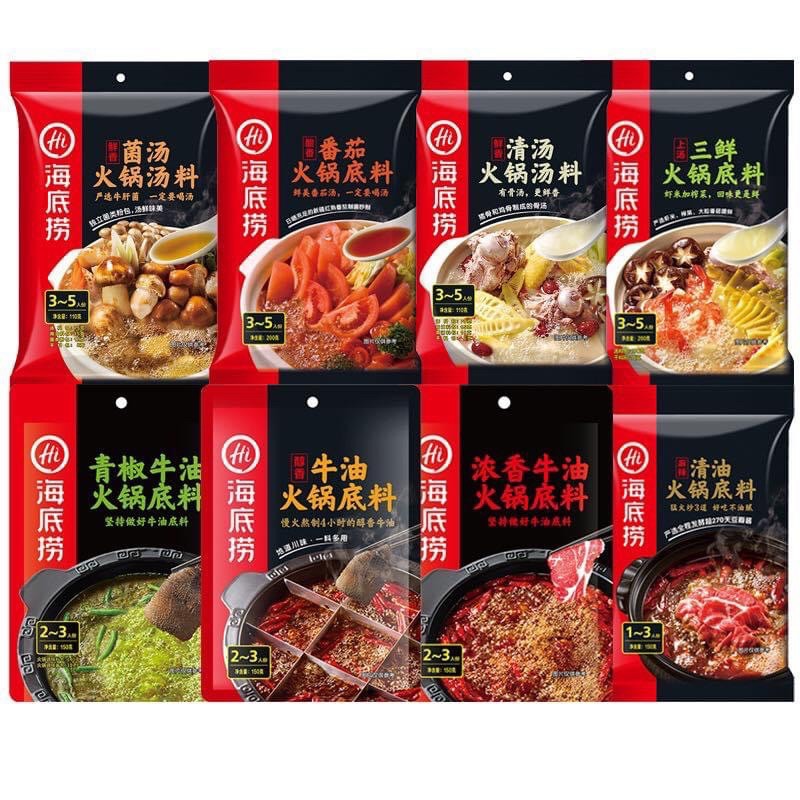 Nước lẩu đóng gói Haidilao - Vị nấm .
