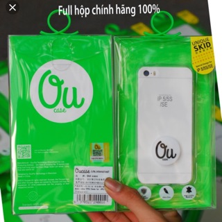 Ốp lưng dẻo Ou Case cho iPhone 5/5S/ 5Se silicon Trong suốt