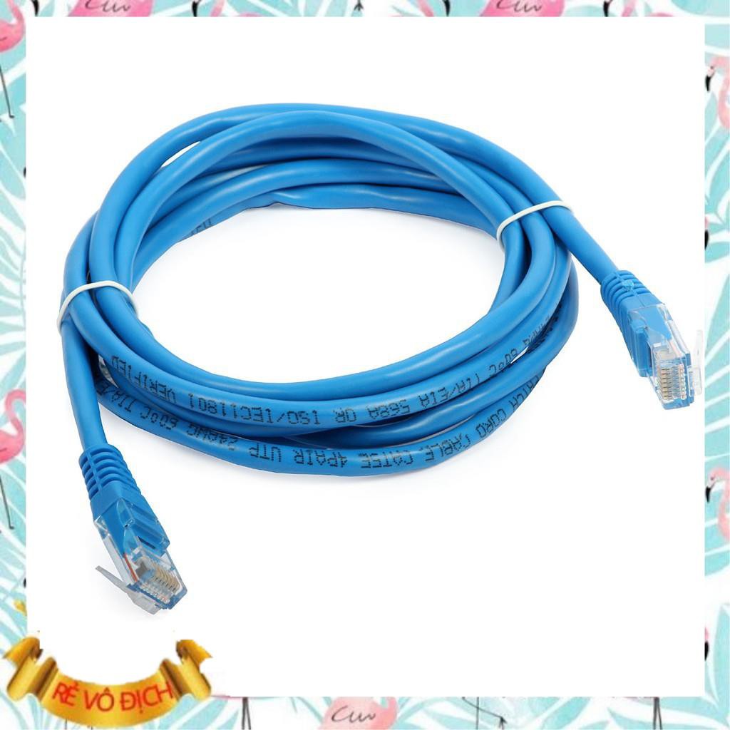 DÂY MẠNG CAT6E Bấm Sẵn 2 đầu 1m 3m 5m 10m 15m 20m 25m 30m 35m 50m - Dây Cáp mạng lan chính hãng