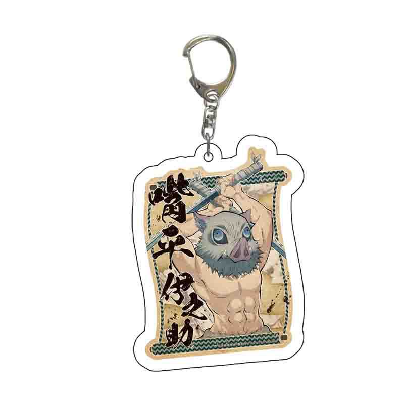 Sy2 Móc Chìa Khóa Bằng Acrylic Hình Gấu Trúc 6cm Tanjirou Nezuko Nezuko Tanjiro Zenitsu