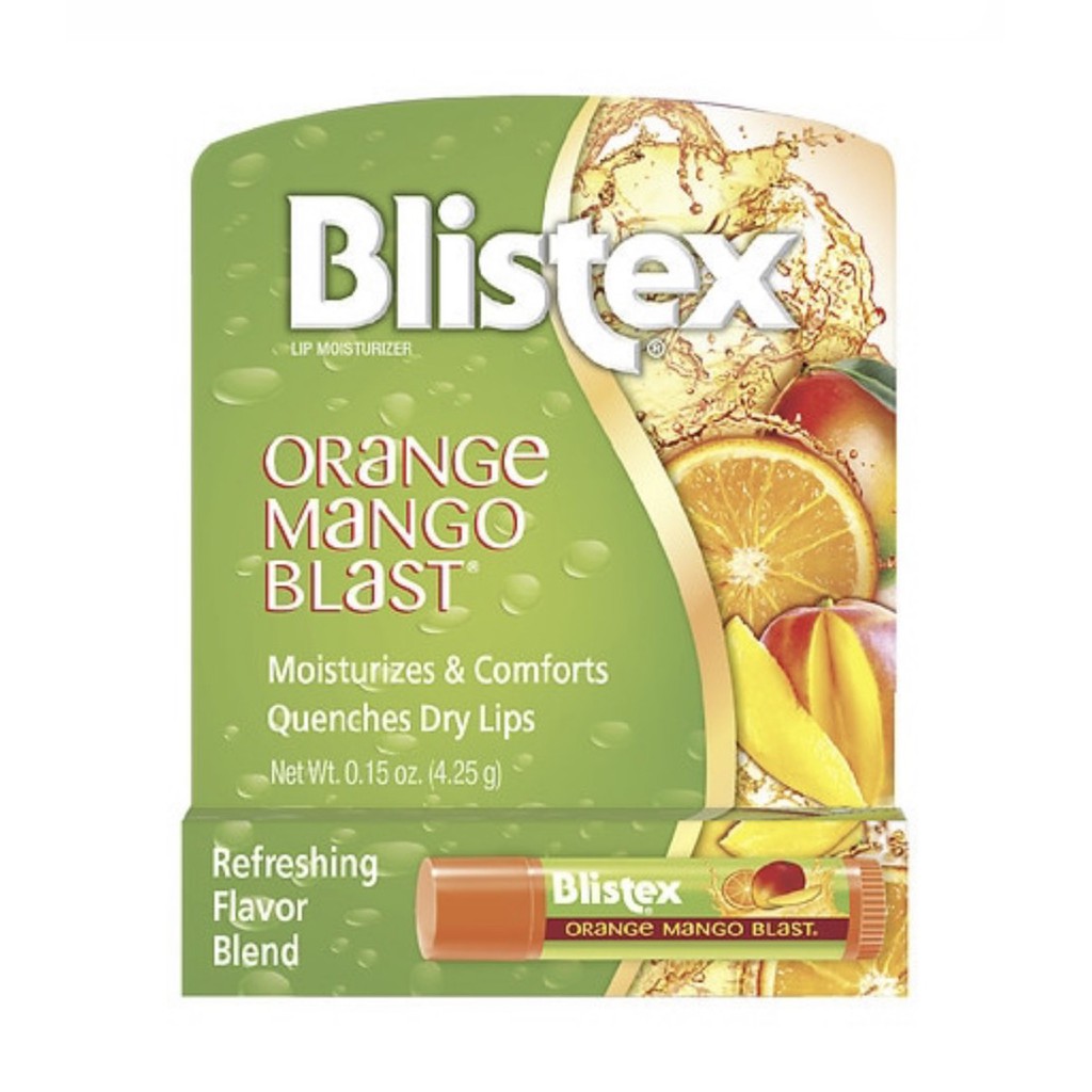 [Bill US} Son dưỡng chống nắng Blistex SPF15 mùi Cam Xoài 4.25g