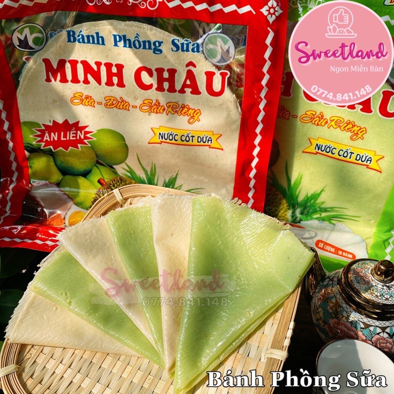 [LOẠI 1] Bánh Phồng Sữa/ Bánh Tráng Sữa - Đặc sản Bến Tre