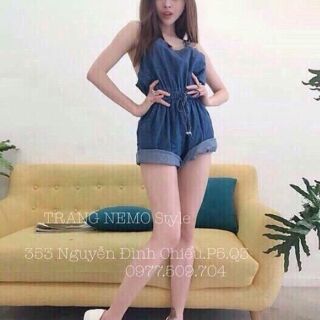 Váy yếm jean