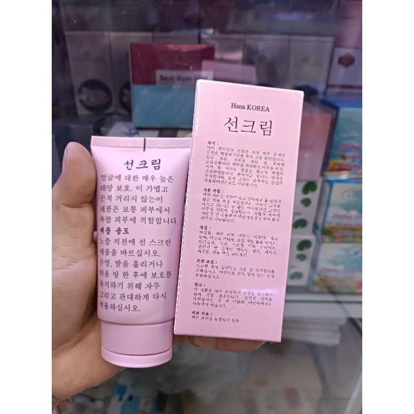 Kem chống nắng Hana KOREA kiềm dầu nâng tông SPF50 PA++++ 60ml