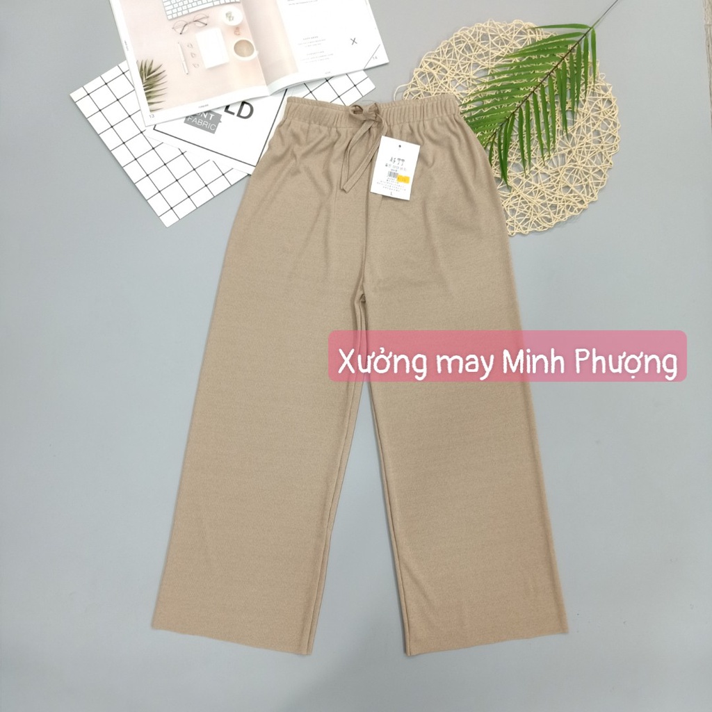  QUẦN LEN TĂM ỐNG SUÔNG, QUẦN CULOTTES SUÔNG TĂM siêu hack dáng