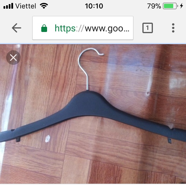 combo 20 móc nhựa đen đẹp