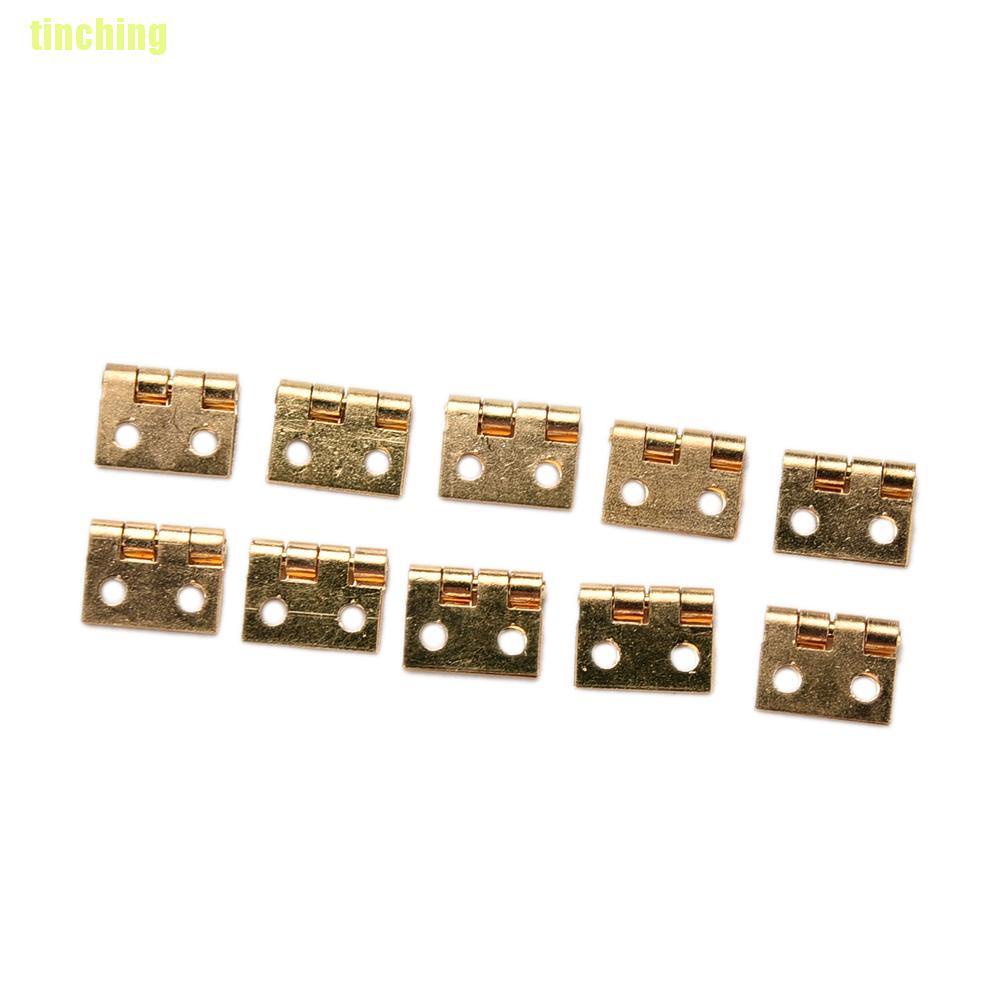 Bộ 10 Bản Lề Kim Loại Mini Tinching11 Cho Đồ Nội Thất Múa Ba Lê 3c-D