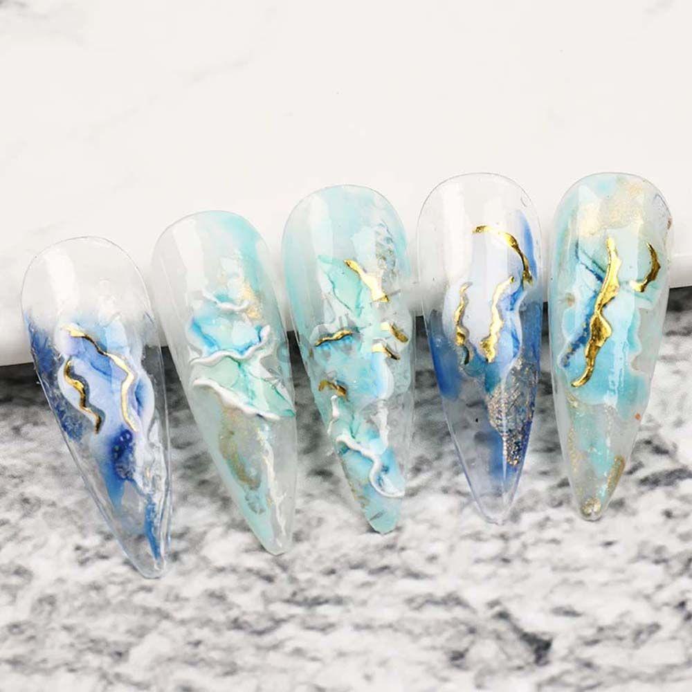 Miếng Dán Trang Trí Móng Tay Họa Tiết Đá Hoa Cương Thời Trang|Màu Sắc Phụ Kiện Trang Trí Móng Tay Họa Tiết Đá Hoa Cương Sang Trọng