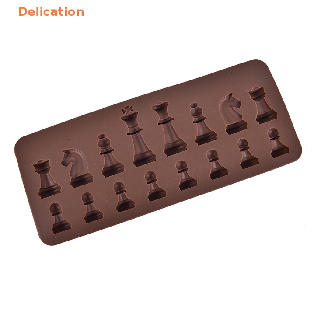 1 Khuôn Làm Bánh / Sô Cô La Hình Cờ Vua Bằng Silicone DIY
