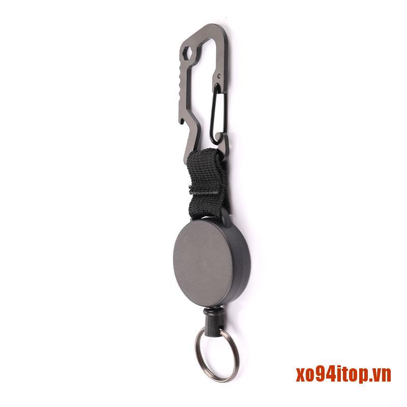 Xotop Móc Khóa Có Thể Thu Gọn Bằng Kim Loại Với Dây Thép Đa Năng