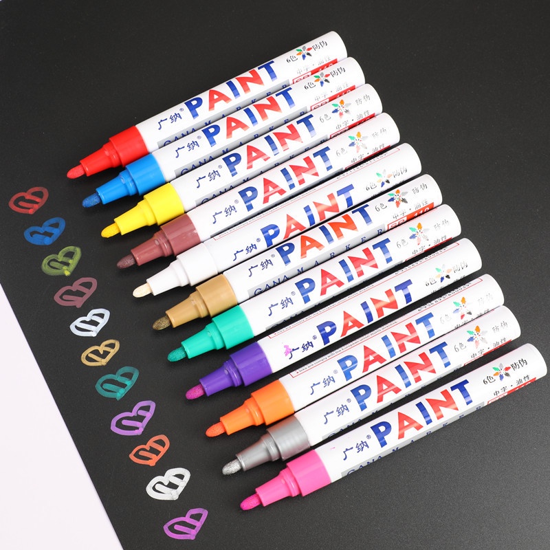 Bút dạ màu Gana Paint chống nước không phai có khả năng viết trên nhiều chất liệu