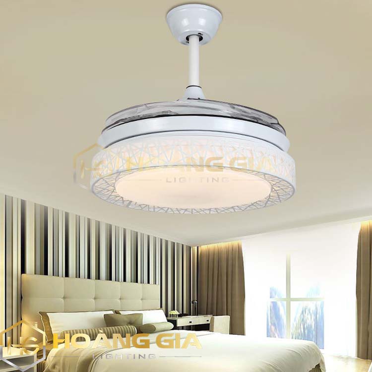 Quạt Trần Đèn 🌟Quạt Trần Phòng Khách A8701🌟Cánh Cụp Cánh Xòe Có 3 Chế Độ Ánh Sáng Sang Trọng 🌟 Điều Khiển Từ Xa | BigBuy360 - bigbuy360.vn