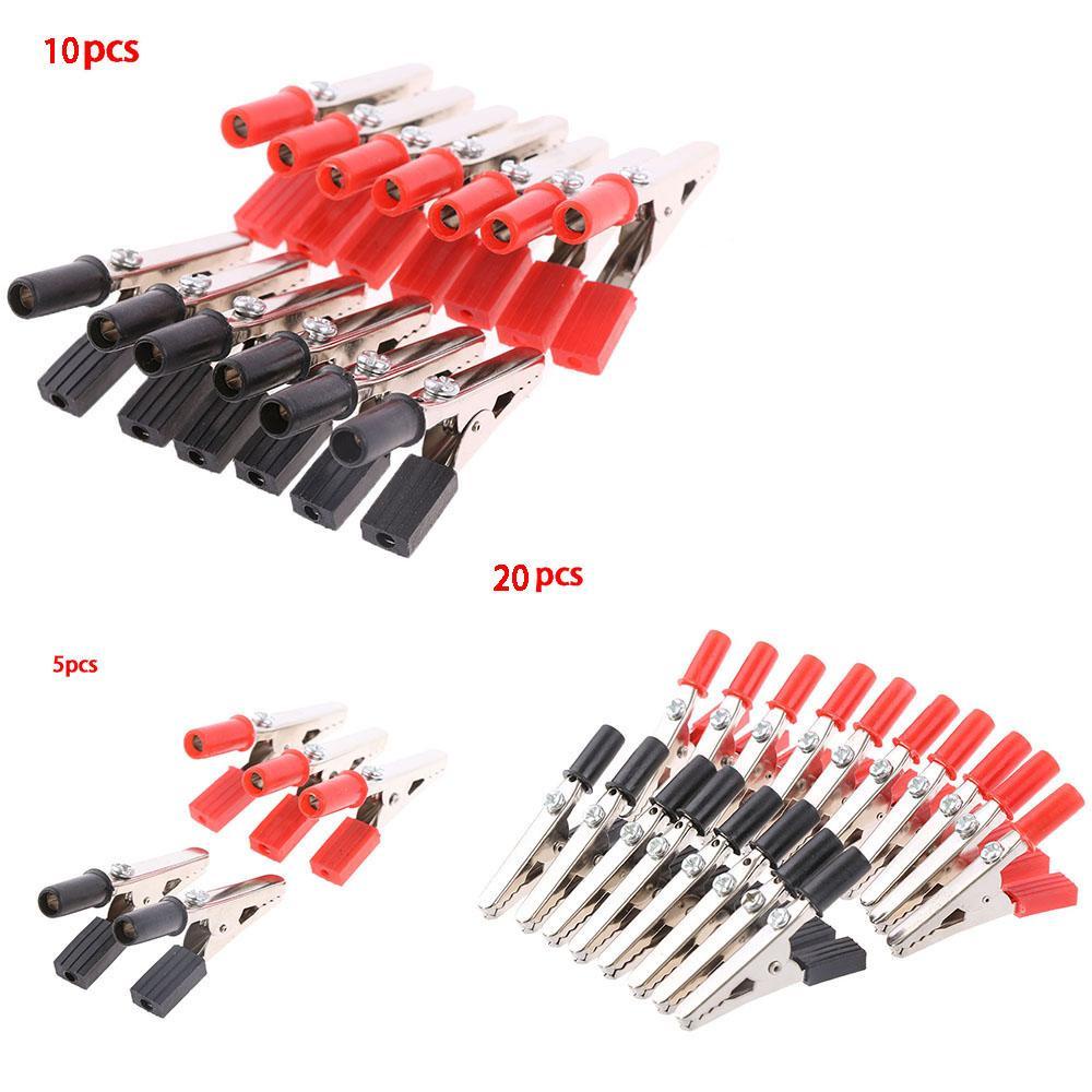 Set 5 / 10 / 20 Dây Dò Thử Điện Với Tay Cầm Nhựa Màu Sắc Ngẫu Nhiên Chất Lượng